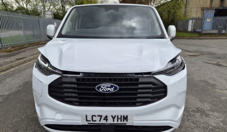 2024 FORD TRANSIT CUSTOM ELECTRIC 100kW 65kW H1 Van Limited Auto Damaged Salvage CAT N full