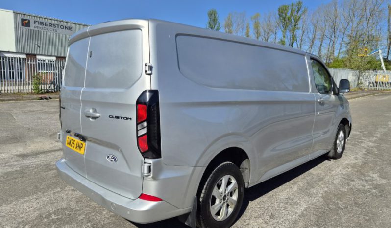 2025 25 FORD TRANSIT CUSTOM 2.0 EcoBlue 136 H1 Van Limited Auto Damaged Salvage full