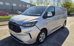 2025 25 FORD TRANSIT CUSTOM 2.0 EcoBlue 136 H1 Van Limited Auto Damaged Salvage