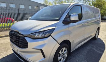 2025 25 FORD TRANSIT CUSTOM 2.0 EcoBlue 136 H1 Van Limited Auto Damaged Salvage full
