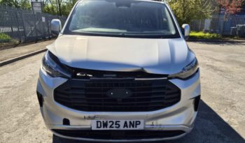 2025 25 FORD TRANSIT CUSTOM 2.0 EcoBlue 136 H1 Van Limited Auto Damaged Salvage full