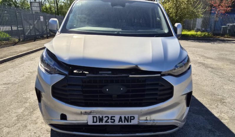 2025 25 FORD TRANSIT CUSTOM 2.0 EcoBlue 136 H1 Van Limited Auto Damaged Salvage full
