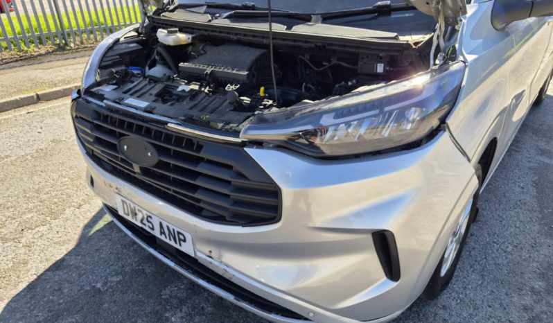 2025 25 FORD TRANSIT CUSTOM 2.0 EcoBlue 136 H1 Van Limited Auto Damaged Salvage full