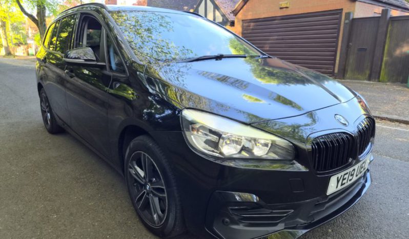 2019 19 BMW 2 SERIES 218d Sport 5dr 7 Seater Black Damaged Repaired full