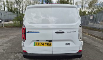 2024 74 FORD TRANSIT CUSTOM 100kW ELECTRIC 65kWh Van Trend Auto Damaged Salvage full