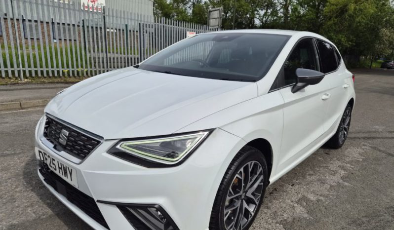 2025 25 SEAT IBIZA 1.0 TSI 115 Xcellence 5dr White Damaged Salvage full