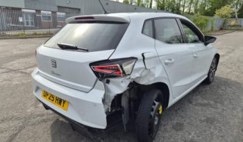 2025 25 SEAT IBIZA 1.0 TSI 115 Xcellence 5dr White Damaged Salvage full