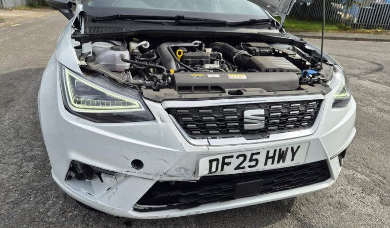 2025 25 SEAT IBIZA 1.0 TSI 115 Xcellence 5dr White Damaged Salvage full
