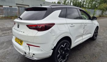 2022 72 VAUXHALL GRANDLAND 1.2 Turbo Ultimate 5dr White Damaged Salvage full