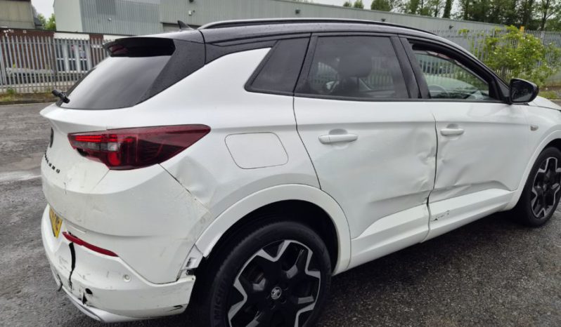 2022 72 VAUXHALL GRANDLAND 1.2 Turbo Ultimate 5dr White Damaged Salvage full