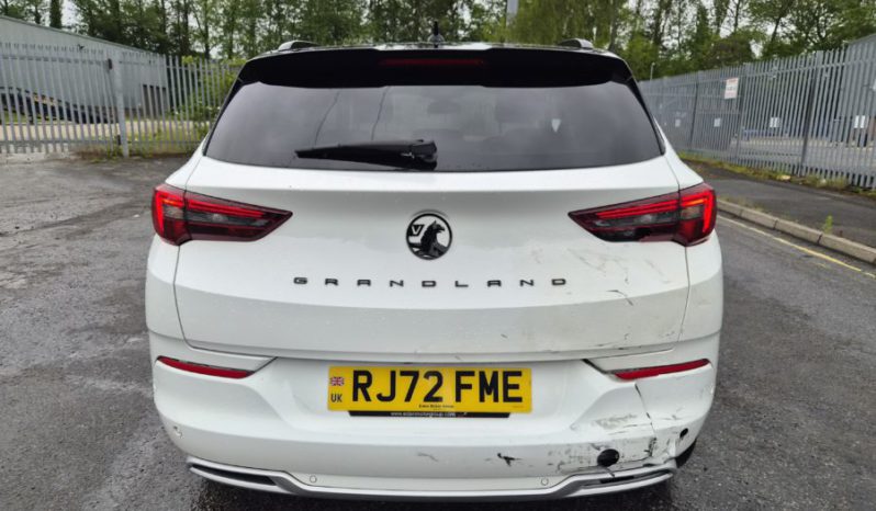 2022 72 VAUXHALL GRANDLAND 1.2 Turbo Ultimate 5dr White Damaged Salvage full
