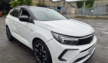 2022 72 VAUXHALL GRANDLAND 1.2 Turbo Ultimate 5dr White Damaged Salvage full
