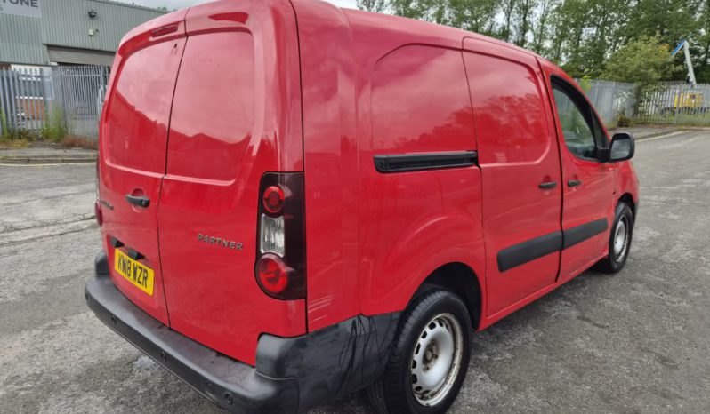 2018 18 PEUGEOT PARTNER S Puretech 110 S Red Damaged Salvage full