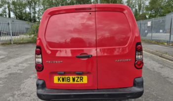 2018 18 PEUGEOT PARTNER S Puretech 110 S Red Damaged Salvage full