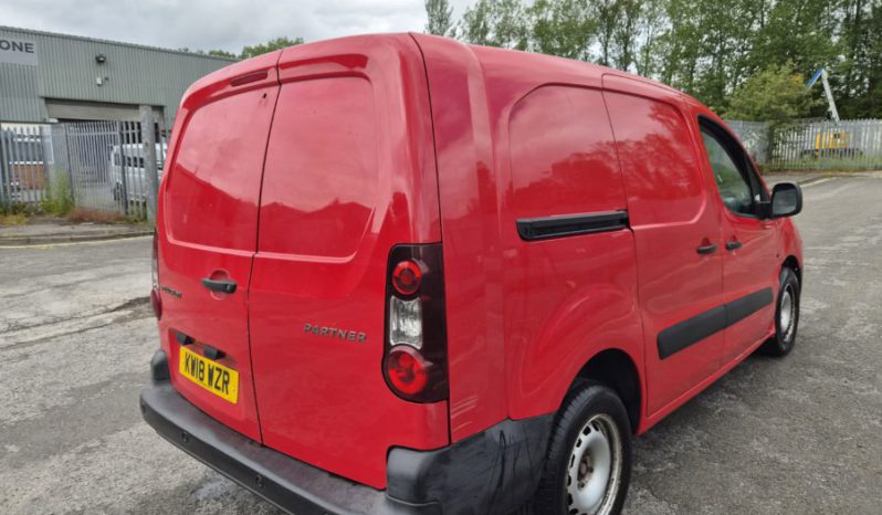 2018 18 PEUGEOT PARTNER S Puretech 110 S Red Damaged Salvage full