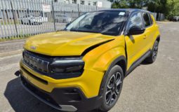 2026 JEEP AVENGER 1.2 Summit 5dr Yellow Damaged Salvage
