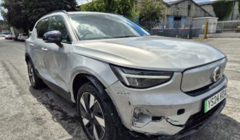 2024 VOLVO XC40 300kW Recharge Twin Core 82kWh AWD Auto Damaged Salvage CAT N full