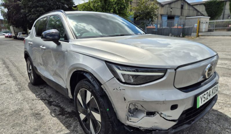 2024 VOLVO XC40 300kW Recharge Twin Core 82kWh AWD Auto Damaged Salvage CAT N full