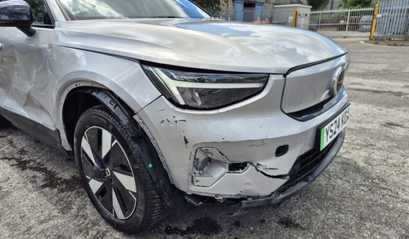 2024 VOLVO XC40 300kW Recharge Twin Core 82kWh AWD Auto Damaged Salvage CAT N full