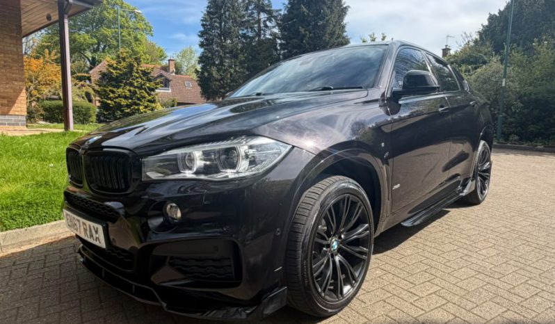 2018 BMW X6 xDrive30d M Sport 5dr Step Auto Black Damaged Repaired full
