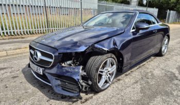2019 69 MERCEDES-BENZ E CLASS Convertible E350 AMG Line 9GTronic Damaged Salvage full