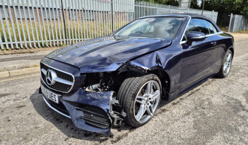 2019 69 MERCEDES-BENZ E CLASS Convertible E350 AMG Line 9GTronic Damaged Salvage full