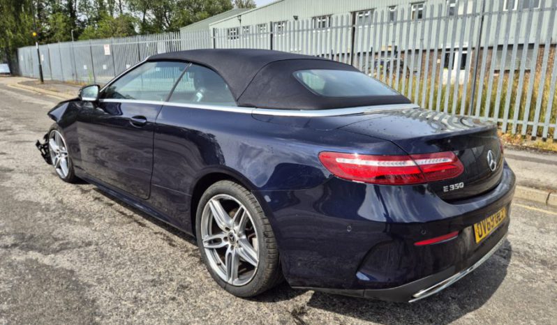 2019 69 MERCEDES-BENZ E CLASS Convertible E350 AMG Line 9GTronic Damaged Salvage full