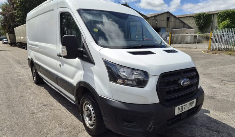 2022 FORD TRANSIT 2.0 EcoBlue 130ps H2 Leader Van White Damaged Repaired full