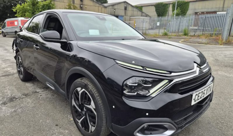 2025 25 CITROEN C4 1.2 PureTech [130] Max 5dr Black Damaged Salvage full