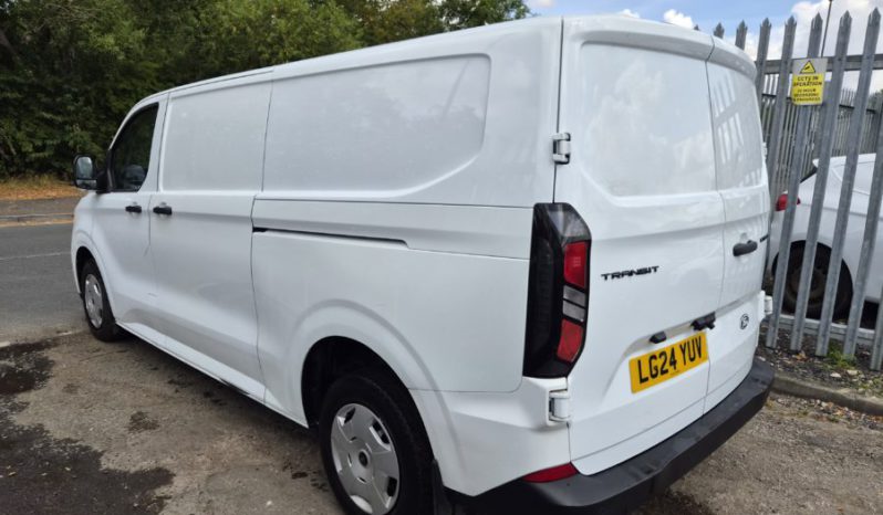 2024 24 FORD TRANSIT CUSTOM 2.0 EcoBlue  H1 Van Trend Unrecorded Damaged Salvage full