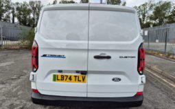 2024 74 FORD TRANSIT CUSTOM AUTO 100kW 65kWh H1 Van Trend Auto Damaged Salvage
