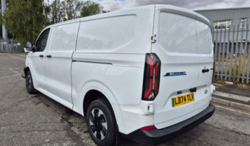 2024 74 FORD TRANSIT CUSTOM AUTO 100kW 65kWh H1 Van Trend Auto Damaged Salvage full