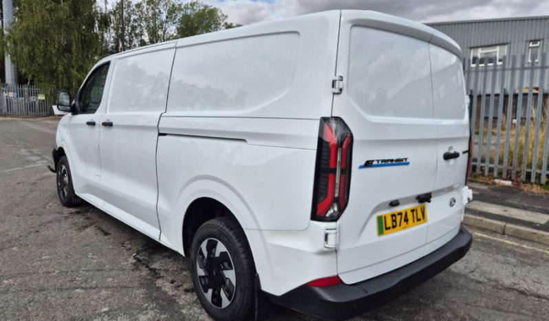 2024 74 FORD TRANSIT CUSTOM AUTO 100kW 65kWh H1 Van Trend Auto Damaged Salvage full