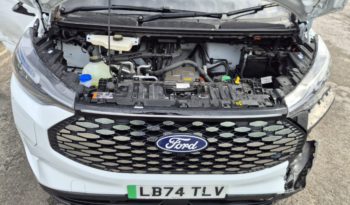 2024 74 FORD TRANSIT CUSTOM AUTO 100kW 65kWh H1 Van Trend Auto Damaged Salvage full