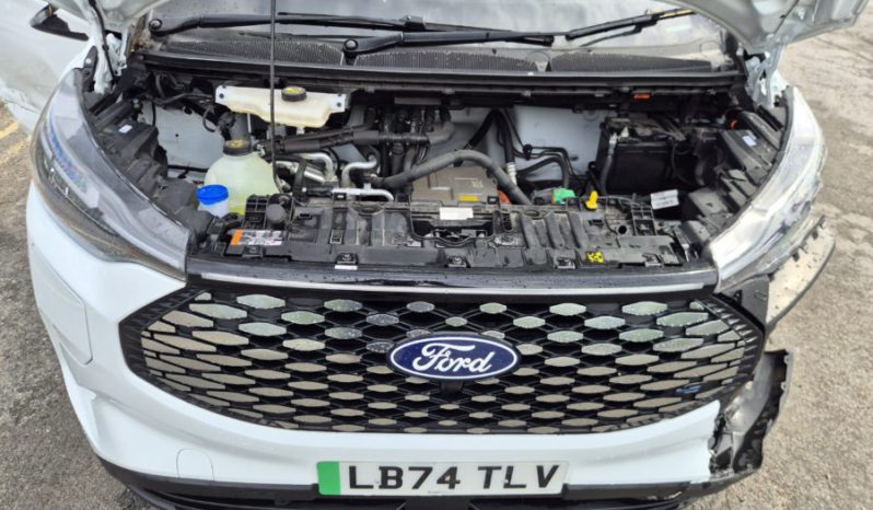 2024 74 FORD TRANSIT CUSTOM AUTO 100kW 65kWh H1 Van Trend Auto Damaged Salvage full