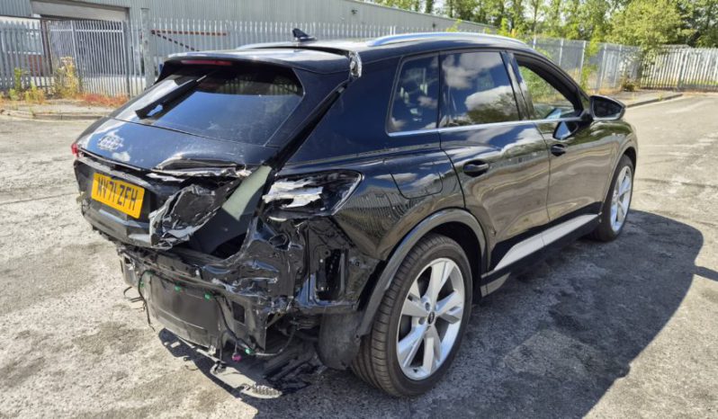 2021 71 AUDI Q4 E-TRON125kW 35 55kWh S Line 5dr Auto Damaged Salvage full