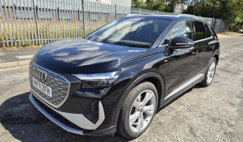 2021 71 AUDI Q4 E-TRON125kW 35 55kWh S Line 5dr Auto Damaged Salvage full