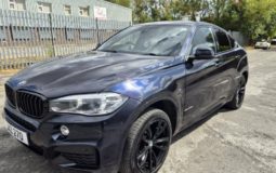2017 BMW X6 xDrive30d M Sport 5dr Step Auto Blue Light Damaged Salvage