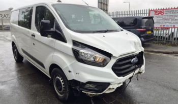 2022 72 FORD TRANSIT CUSTOM CREW VAN 2.0 EcoBlue 130 Leader Damaged Salvage full