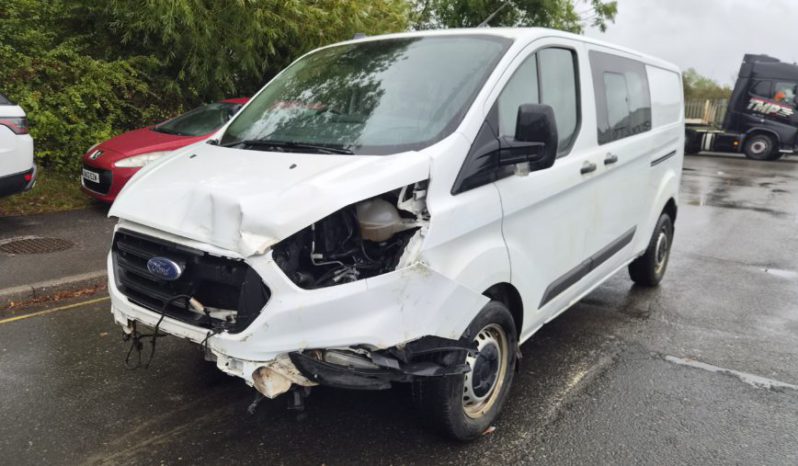 2022 72 FORD TRANSIT CUSTOM CREW VAN 2.0 EcoBlue 130 Leader Damaged Salvage full