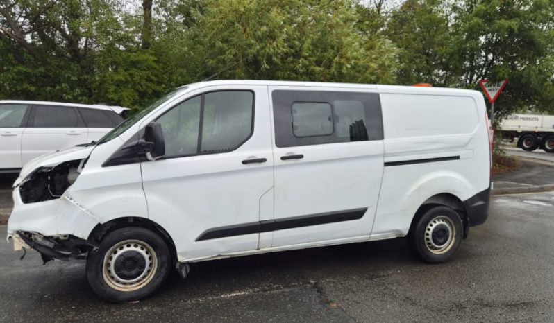 2022 72 FORD TRANSIT CUSTOM CREW VAN 2.0 EcoBlue 130 Leader Damaged Salvage full