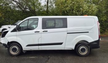 2022 72 FORD TRANSIT CUSTOM CREW VAN 2.0 EcoBlue 130 Leader Damaged Salvage full