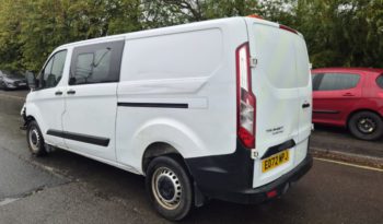 2022 72 FORD TRANSIT CUSTOM CREW VAN 2.0 EcoBlue 130 Leader Damaged Salvage full