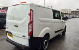 2022 72 FORD TRANSIT CUSTOM CREW VAN 2.0 EcoBlue 130 Leader Damaged Salvage