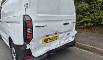 2025 74 FORD TRANSIT CUSTOM 2.0 EcoBlue 110 H1 Leader Fridge Damaged Salvage full