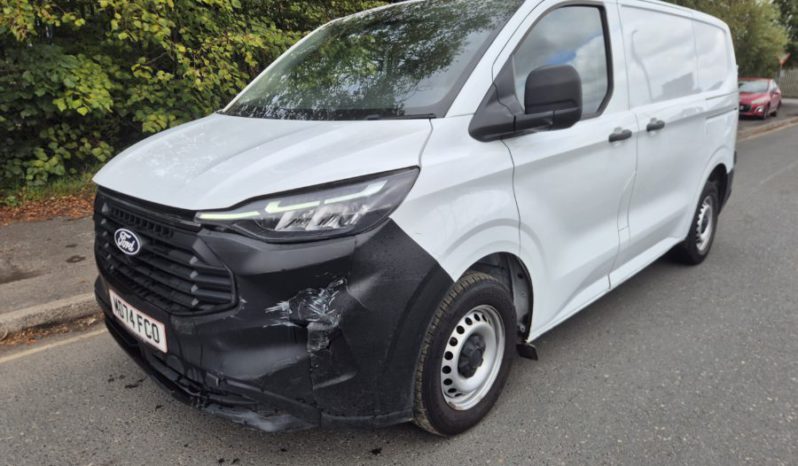 2025 74 FORD TRANSIT CUSTOM 2.0 EcoBlue 110 H1 Leader Fridge Damaged Salvage full
