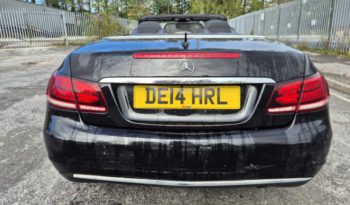 2014 14  MERCEDES BENZ E CLASS E220 CDI SE 7G Tronic Convertible Damaged Salvage full
