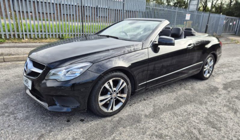 2014 14  MERCEDES BENZ E CLASS E220 CDI SE 7G Tronic Convertible Damaged Salvage full