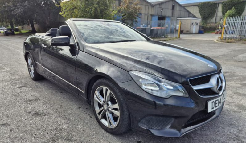 2014 14  MERCEDES BENZ E CLASS E220 CDI SE 7G Tronic Convertible Damaged Salvage full