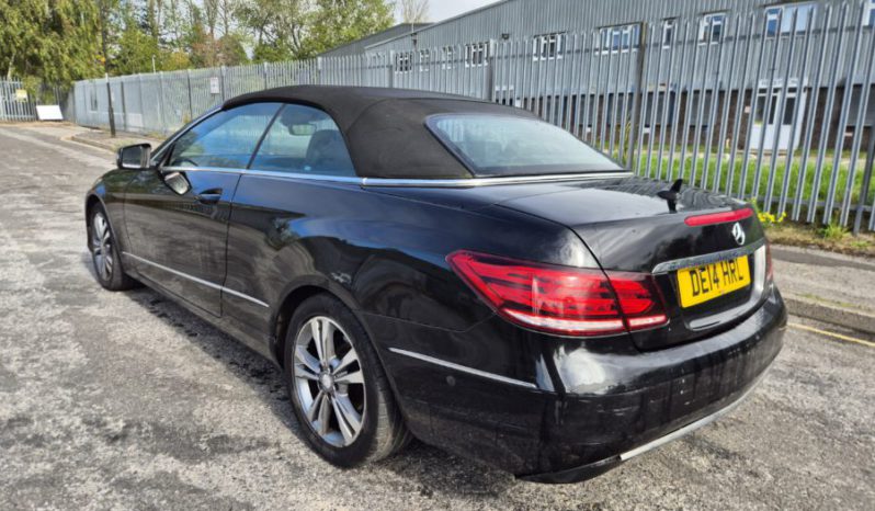 2014 14  MERCEDES BENZ E CLASS E220 CDI SE 7G Tronic Convertible Damaged Salvage full